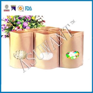 Kraft Kağıt Kahve Çantaları Ayağa Kaldırın