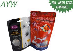 Stand You Food Ambalaj Poşetleri Balık Yemleri / Diş Çubuğu Köpek İkramları için Temiz Pencere