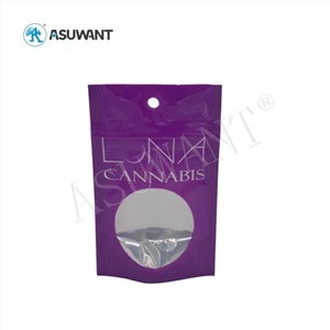 Yeniden kullanılabilir esrar mylar plastik zip kilit ambalaj kokusu geçirmez çocuk dirençli çıkış ilaç çantaları