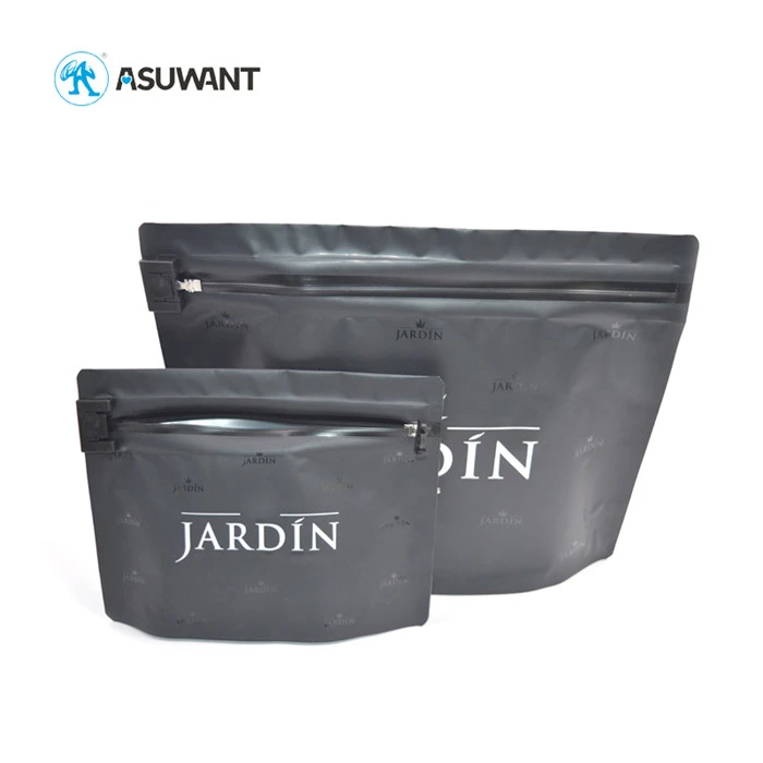 Siyah Ziplock Mylar Çocuk Dayanıklı Çıkış Çantaları