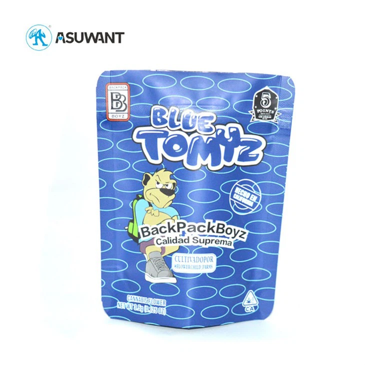 Custom 3.5G Cook Mylar Bags Smell Proof Zipper Package For Candy Dry Herb Flower