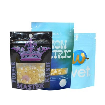 1 pound kurabiyeler koku torbası su geçirmez, koku geçirmez mini ziplock torbalar kenevir depolama için ilaçlar