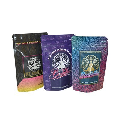 Alüminyum neme dayanıklı küçük ziplock torbalar ilaç, kuru kenevir tohumu için kilitlenebilir ilaç torbası