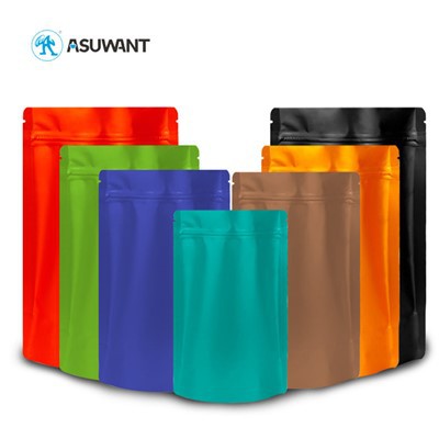 Renkli alüminyum folyo zip kilit torbaları