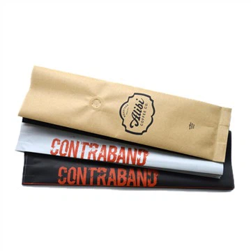 Özel baskılı mühürlenebilir kahve çayı ambalaj çantaları teneke kravat alüminyum folyo yan köşebent çantalar