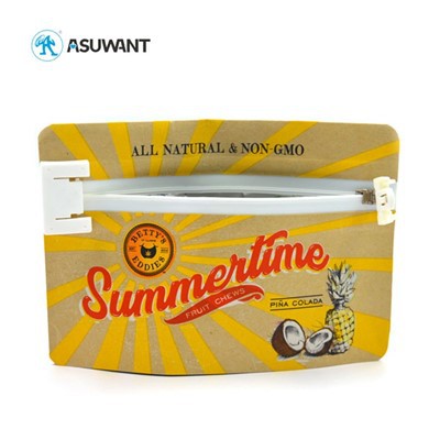 Eko - dost geri dönüşüm çocuğa dayanıklı kese, tütün için kraft kağıt çocuk geçirmez ambalaj çantası