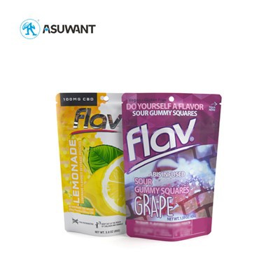 Taze meyve ayağa kalkma fermuarlı kese