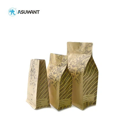 Gusseted Kraft Paper Gıda Ambalaj Çantaları
