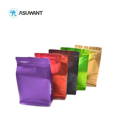 Toz Paketi Alüminyum Folyo Zip Kilit Çanta