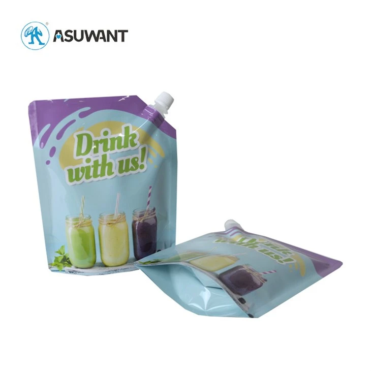 Customized Liquid Spout Pouch Bag Plastic Food Grade Stand Up Pouch With Spout factory