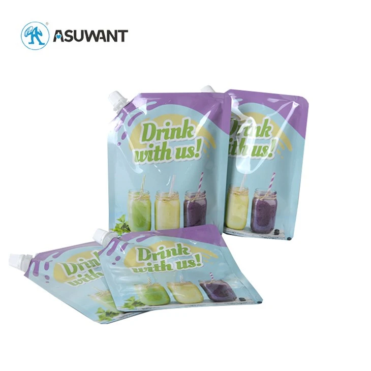 Customized Liquid Spout Pouch Bag Plastic Food Grade Stand Up Pouch With Spout suppliers