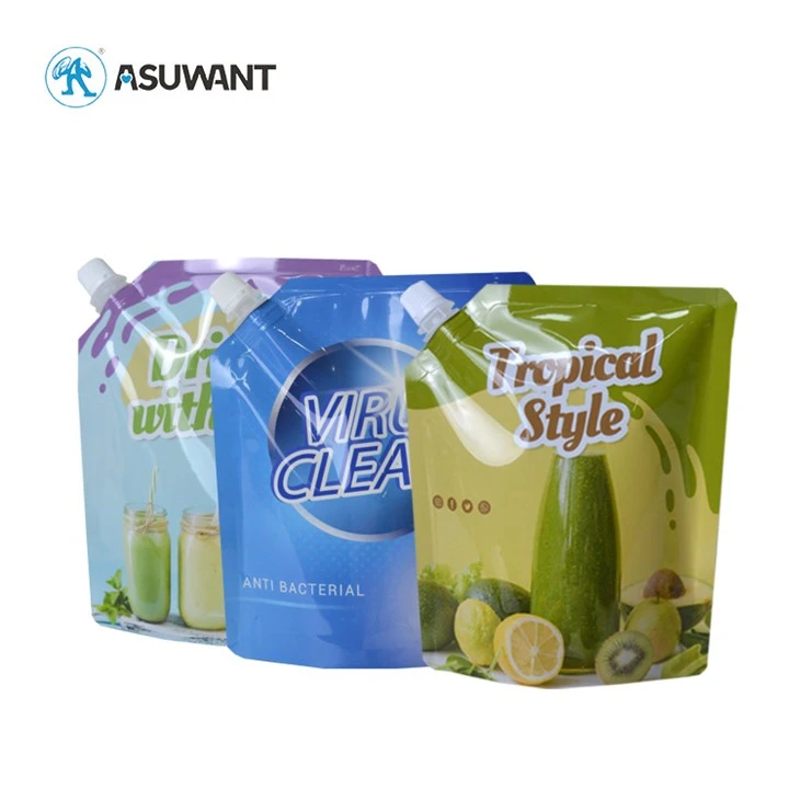 Customized Liquid Spout Pouch Bag Plastic Food Grade Stand Up Pouch With Spout price