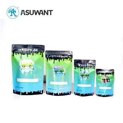 Küçük Yenilebilir Tobaco Kenevir CBD Weed Stand Up Pouch