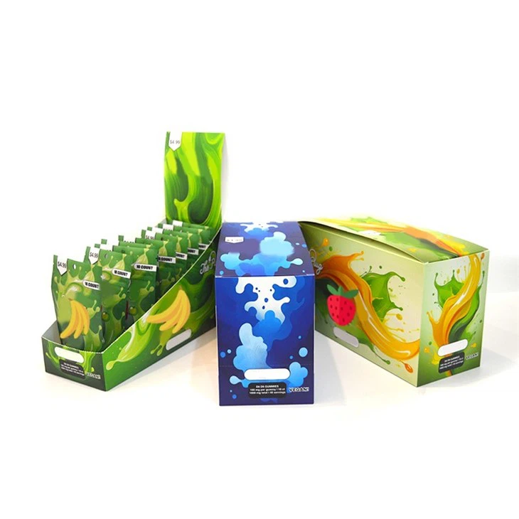 Custom Paper Cardboard Shelf Ready Product Retail Packaging Counter Display Packaging Box