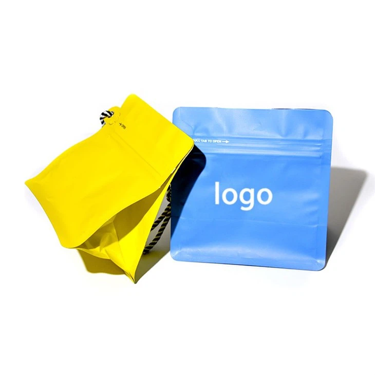 Free Sample Resealable 1kg 500g 250g Matt Flat Bottom Bags Coffee Pouch Packaging With Zipper And Valve