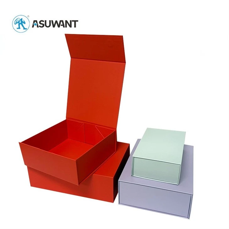 Rigid Cardboard Gift Box Magnetic Paper Flap Closure suppliers