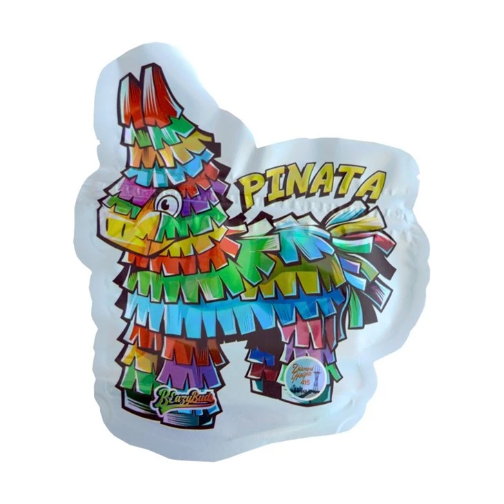 Special Irregular Shaped Die Cut Cookie Gummy Small Cali 3.5 Mylar Bags